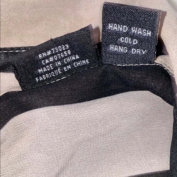 Seductions Bold lined long sleeve button down top - Picture 7 of 11